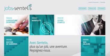 SENTELIS : création d’un site Internet de recrutement RH