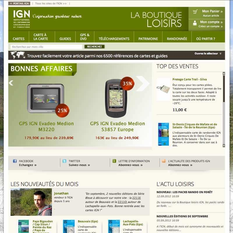 IGN Boutique Loisir par Le contact Moderne